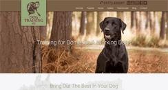 Desktop Screenshot of gundog-training4u.co.uk